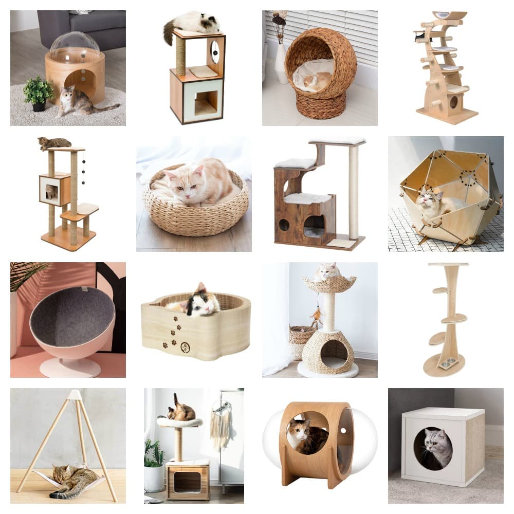 Stylish And Modern Cat Trees, Beds, Condos, And Caves feature
