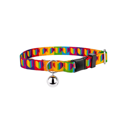 rainbowheartcatcollar