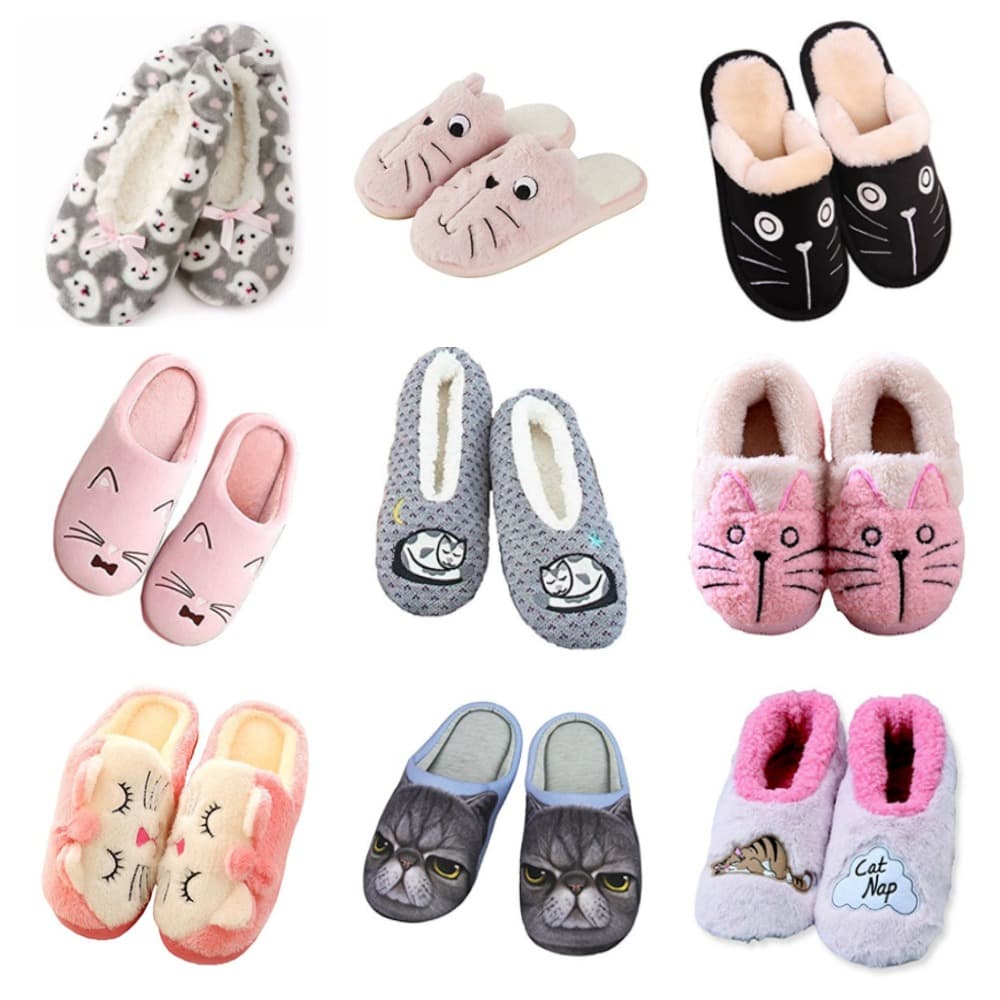 cat slippers women feature
