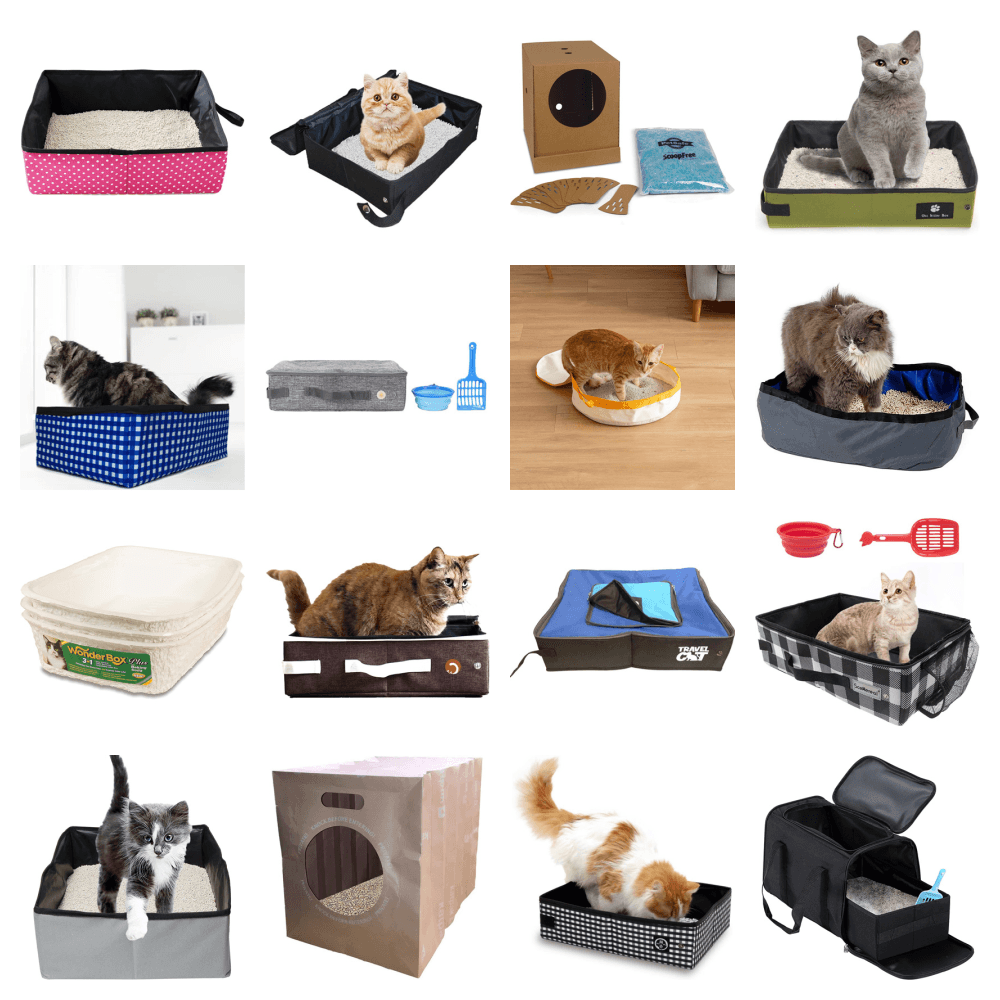 travel cat litter boxes feature