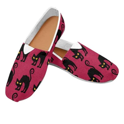 blackcatpinksliponshoes