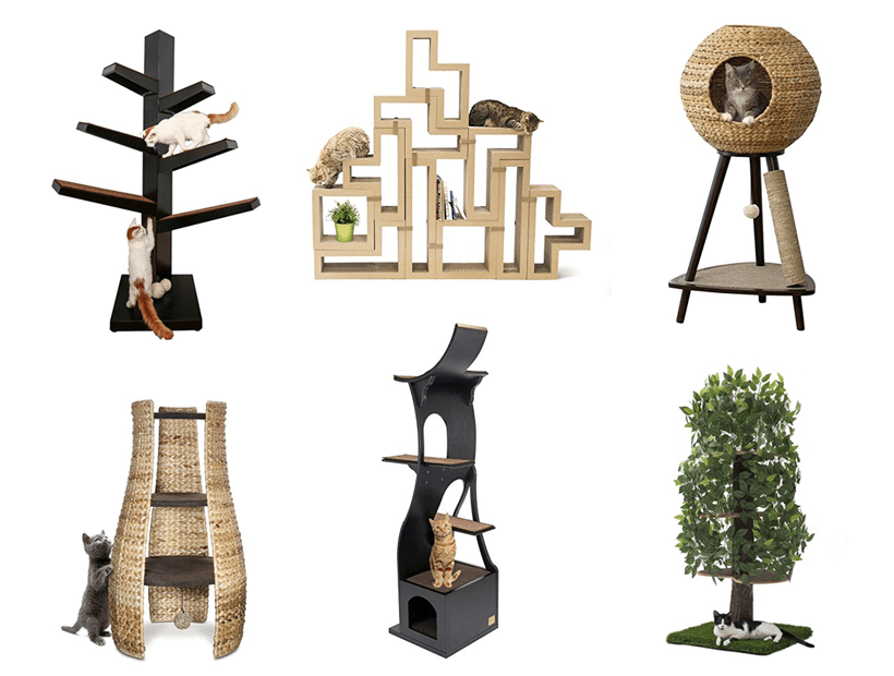 unique cat trees weird wonderful kitty feature