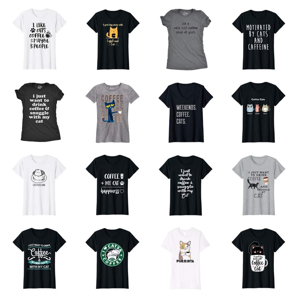 tshirts coffee cats women men feature