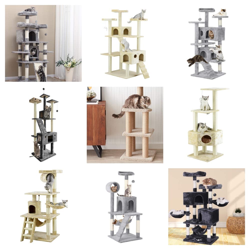 cat trees towers feature