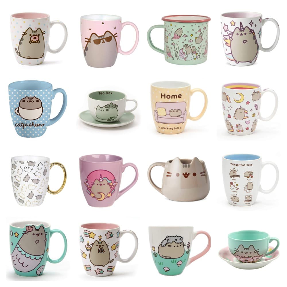 pusheen the cat mugs feature