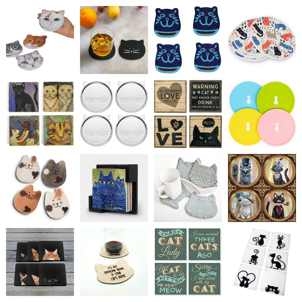 cat coasters feature
