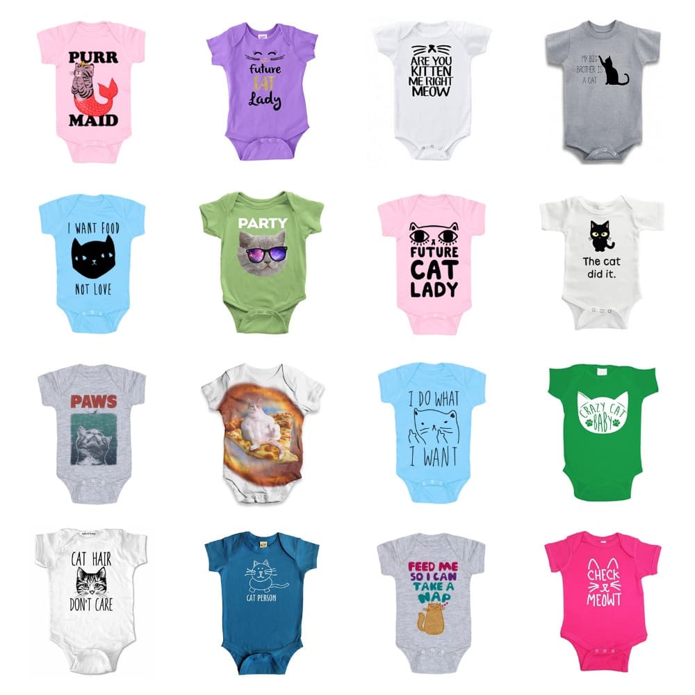 cat onesies feature baby kitty