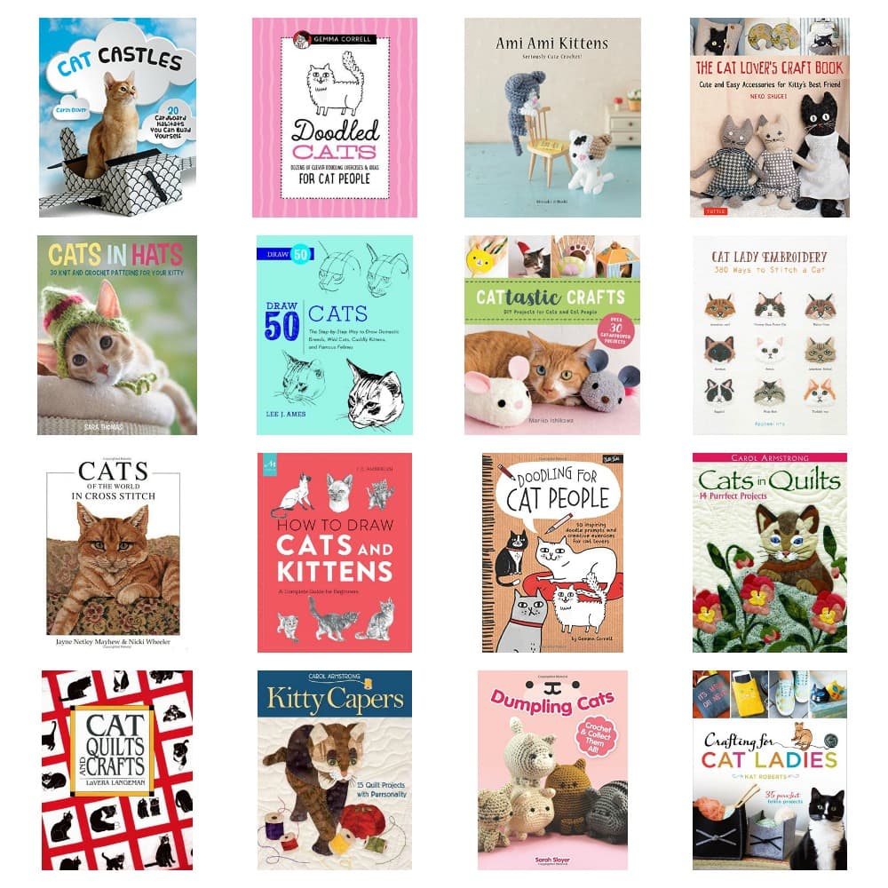 cat arts crafts books feature