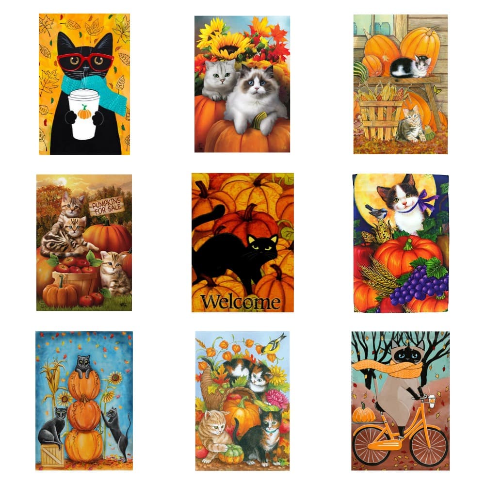 fall flags cats feature