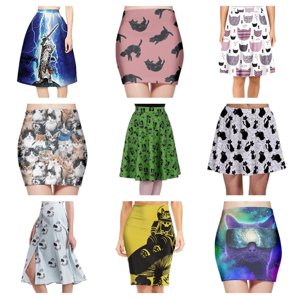 cat skirts feature