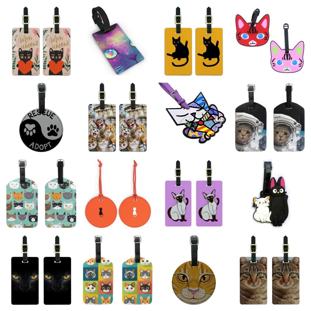 Cat Luggage Tags feature