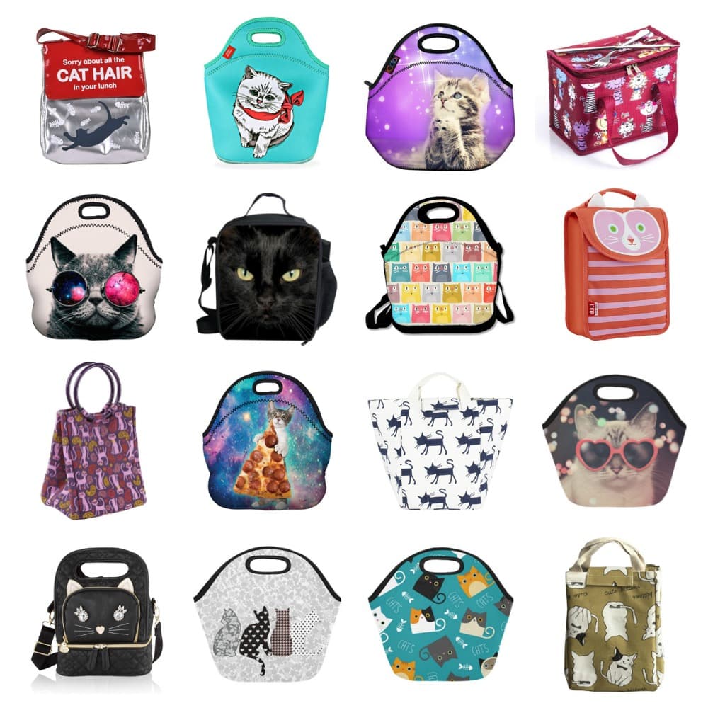 cat reusable lunch bags feature