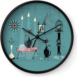 cat clocks