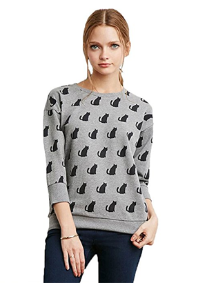 18 Gray Cat Sweatshirts To Keep You Warm This Fall! – Meow As Fluff