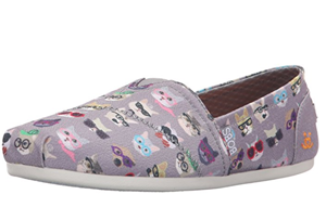 skechers cat print shoes
