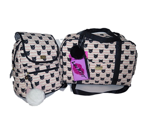 cat luggage suitcases duffel bags