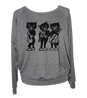 women's sweatshirts with cats on them