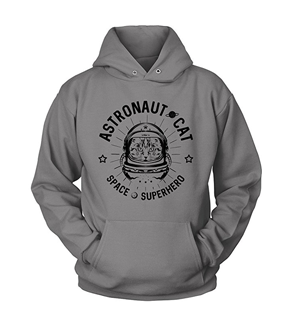 cat gray sweatshirt women