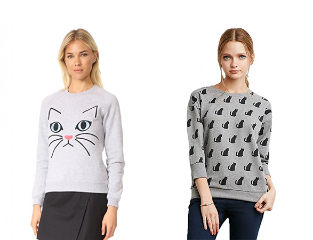 kitty cat sweatshirts