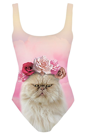 18 One Piece Cat Swimsuits That Let You Take Kitties To The Beach ...