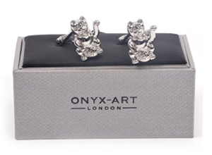 cat cufflinks