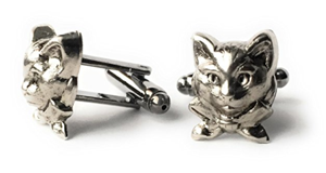 cat cufflinks