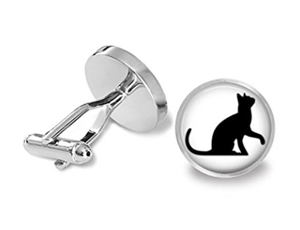 cat cufflinks
