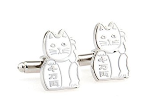 cat cufflinks