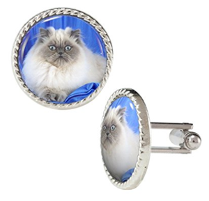 cat cufflinks