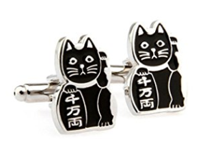 cat cufflinks