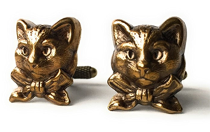 cat cufflinks