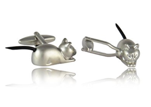 cat cufflinks