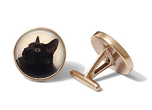 cat cufflinks