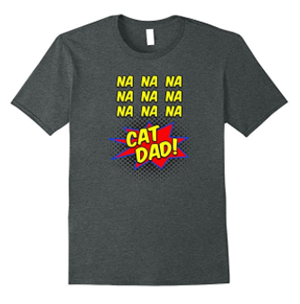 cat dad tshirt mens