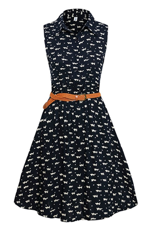 black cat dress women