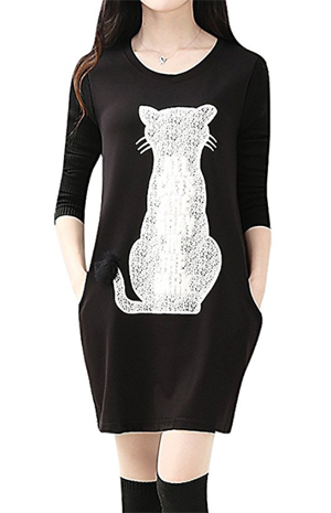 Little Black Cat Dresses For Ladies Who Love Kitties! – Meow As Fluff