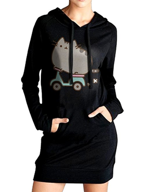 black cat dress women