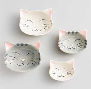 cat measuring cups spoons