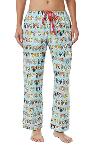 flannel cat pajamas women