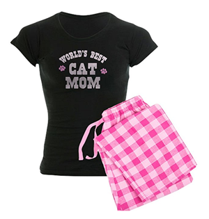 flannel cat pajamas women