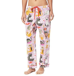 flannel cat pajamas women