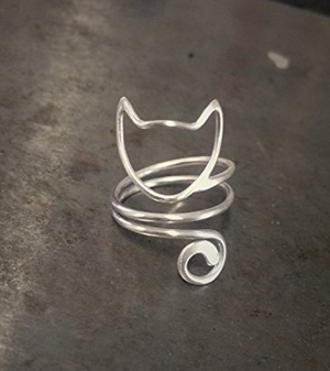 handmade cat rings