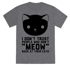 T-shirt & Tank Tops For People Who Love Black Cats! – Meow As Fluff