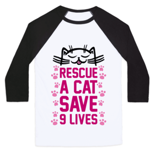 rescue cat tshirt tank top women