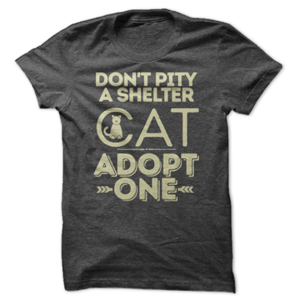 rescue cat tshirt tank top women