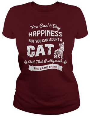 Pawsome T-shirts & Tank Tops For Ladies Who Love Rescue Cats! – Meow As ...