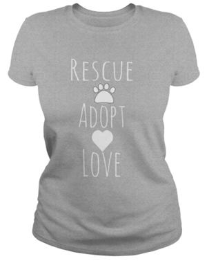 rescue cat tshirt tank top women