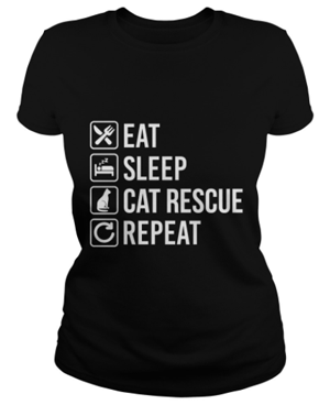 rescue cat tshirt tank top women