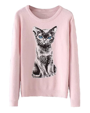 cat sweater womens