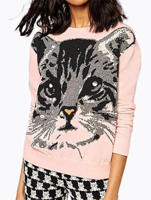womens cat sweater